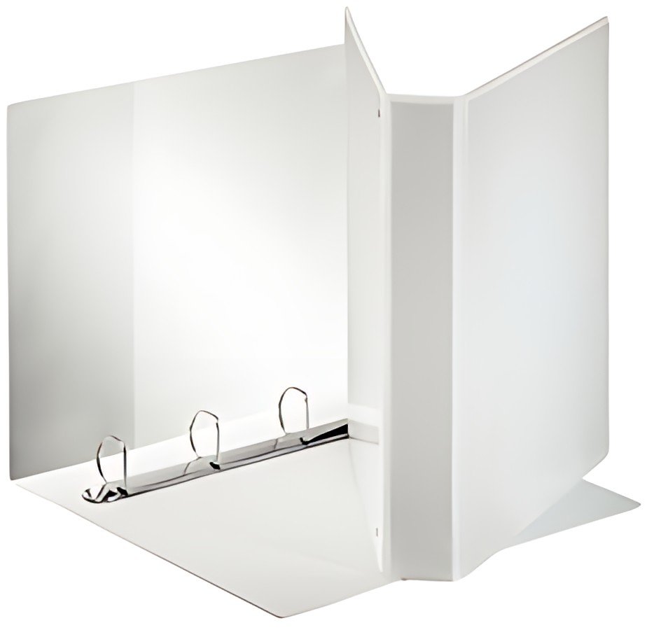 Esselte Classeur à anneaux personnalisable, A4+, blanc