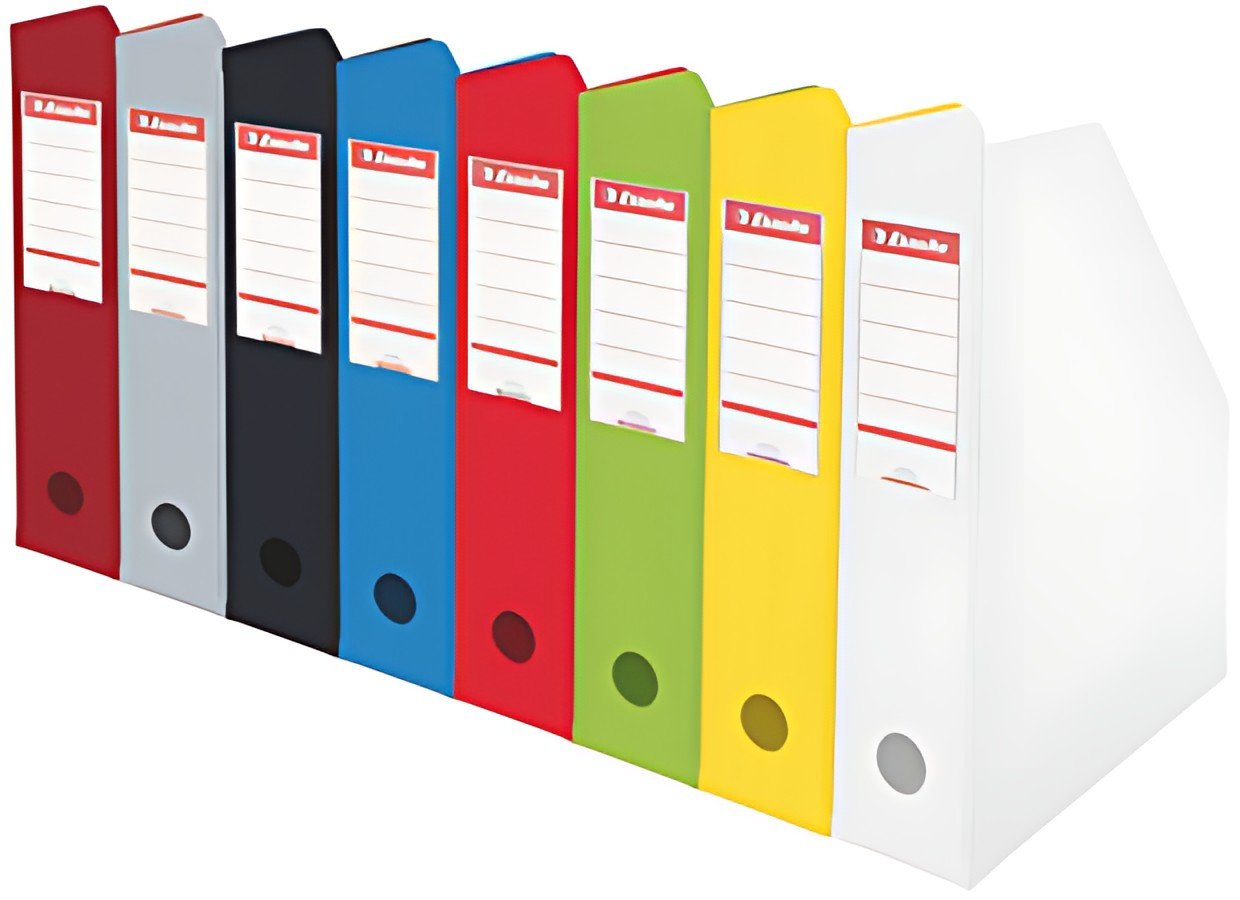 Esselte Porte-revues VIVIDA, A4, carton, blanc, dos: 70 mm