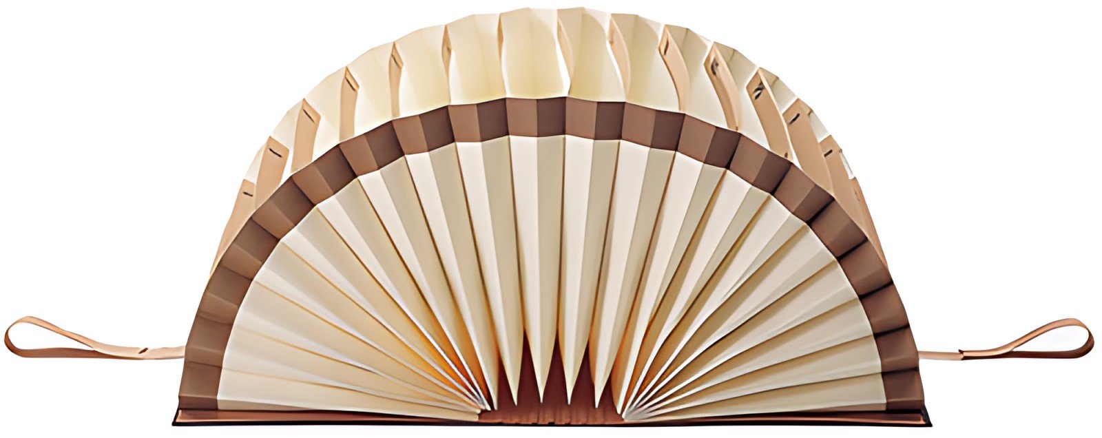LEITZ Trieur éventail, A4, A-Z, 20 compartiments, marron