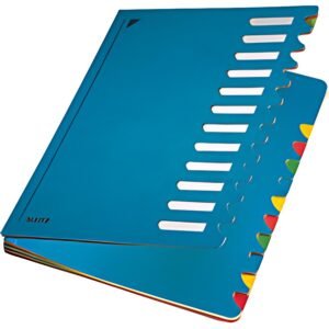 LEITZ Trieur Deskorganizer Color, A4, 1-24/A-Z, bleu