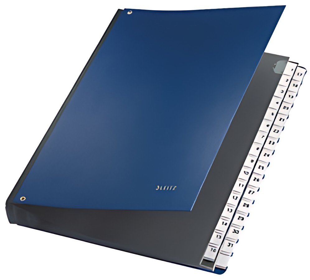 LEITZ Trieur à soufflet, A4, 1-31, plastique, bleu, 32