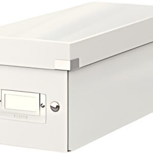 LEITZ Boîte de rangement pour CD Click & Store WOW, blanc