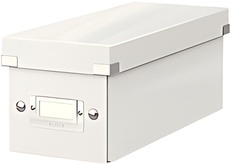 LEITZ Boîte de rangement pour CD Click & Store WOW, blanc