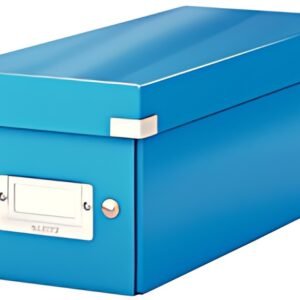 LEITZ Boîte de rangement pour CD Click & Store WOW, bleu