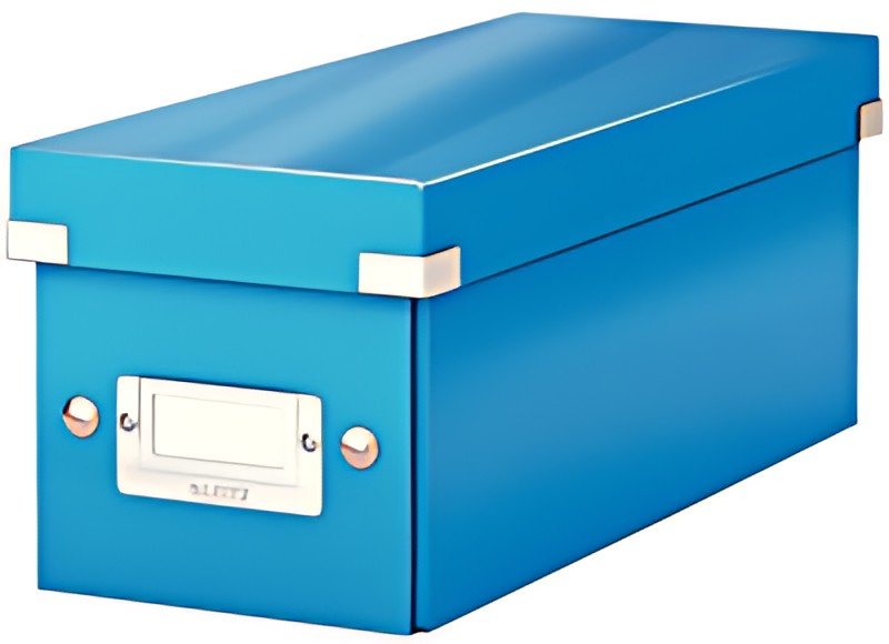 LEITZ Boîte de rangement pour CD Click & Store WOW, bleu