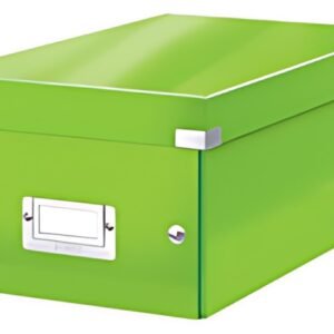 LEITZ Boîte de rangement pour DVD Click & Store, vert