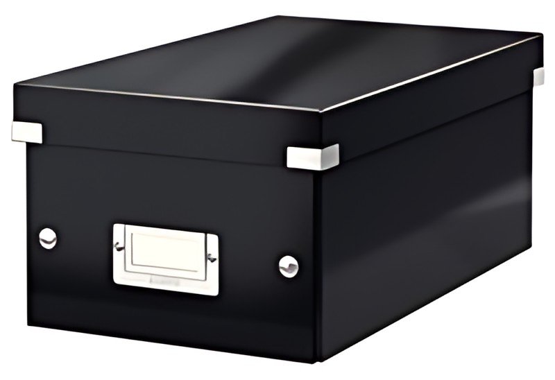 LEITZ Boîte de rangement pour DVD Click & Store, noir