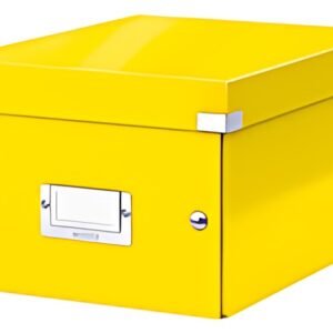 LEITZ Boîte de rangement Click & Store WOW, A5, jaune