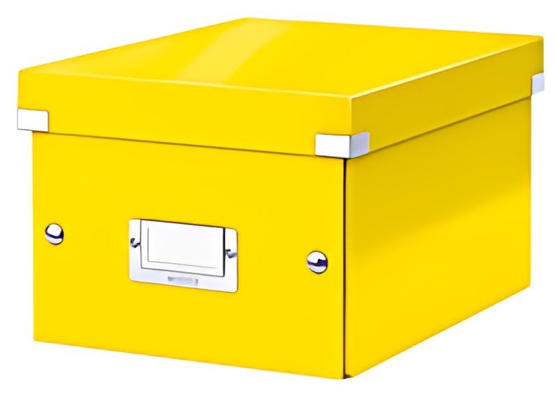 LEITZ Boîte de rangement Click & Store WOW, A5, jaune