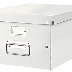 LEITZ Boîte de rangement Click & Store WOW, A4, blanc
