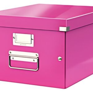 LEITZ Boîte de rangement Click & Store WOW, A4, rose