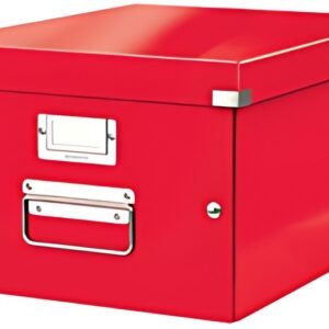 LEITZ Boîte de rangement Click & Store WOW, A4, rouge