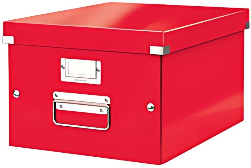 LEITZ Boîte de rangement Click & Store WOW, A4, rouge