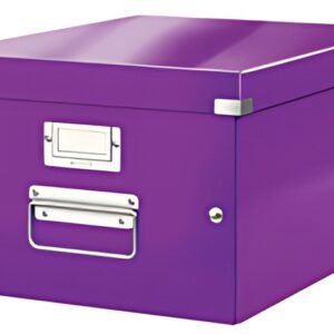 LEITZ Boîte de rangement Click & Store WOW, A4, violet