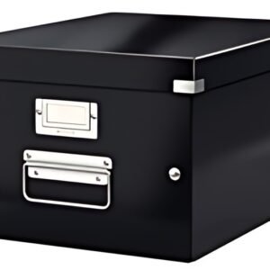 LEITZ Boîte de rangement Click & Store WOW, A4, noir