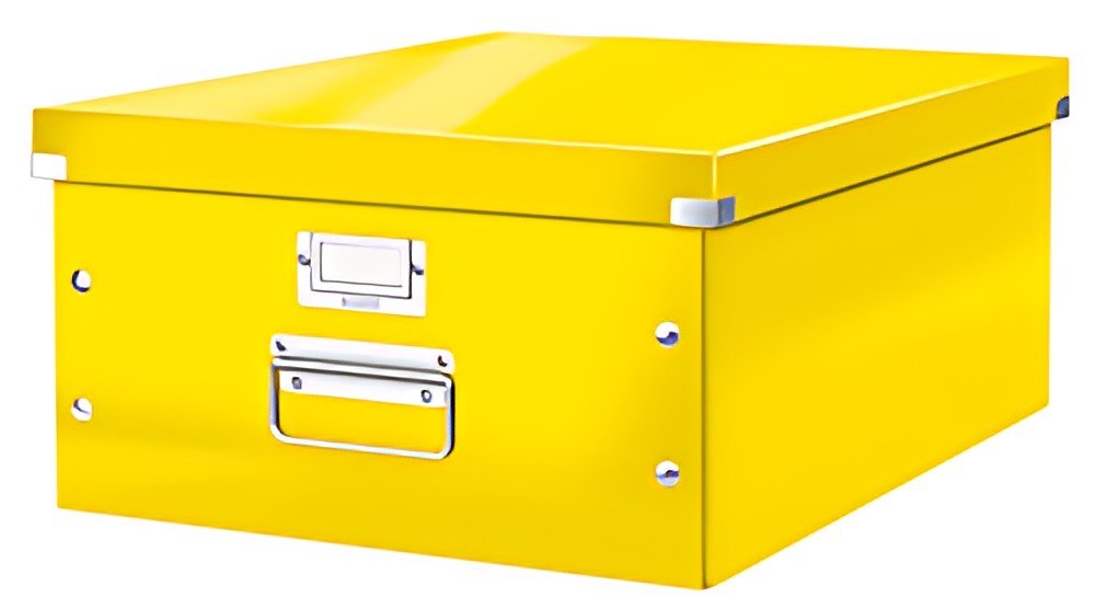 LEITZ Boîte de rangement Click & Store WOW, A3, jaune