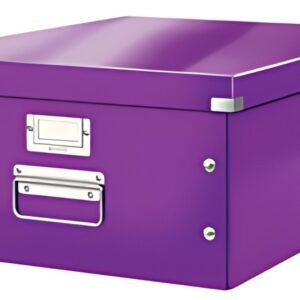 LEITZ Boîte de rangement Click & Store WOW, A3, violet
