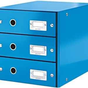 LEITZ Bloc de classement Click & Store WOW, bleu