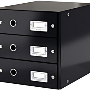 LEITZ Bloc de classement Click & Store WOW, noir