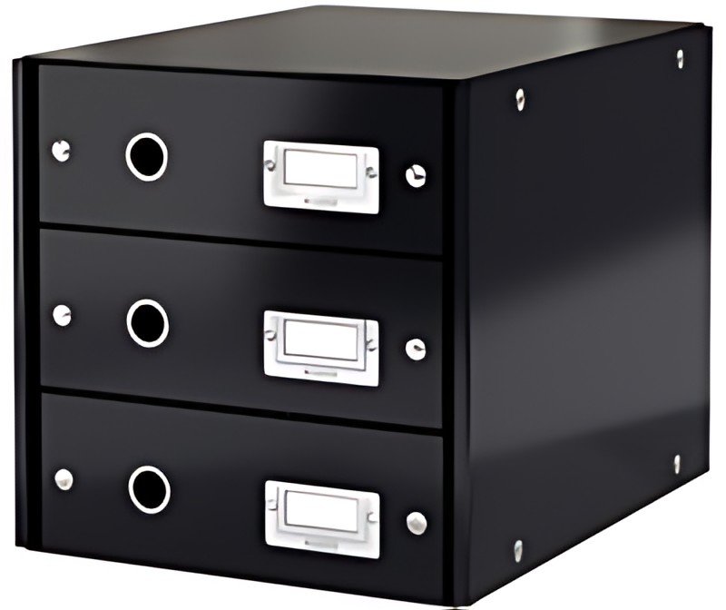 LEITZ Bloc de classement Click & Store WOW, noir