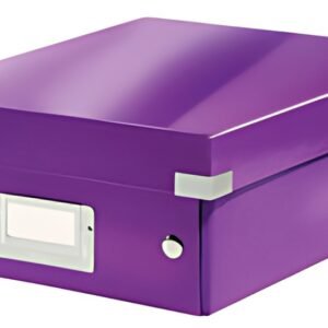 LEITZ Boîte de rangement Click & Store WOW, petit, violet