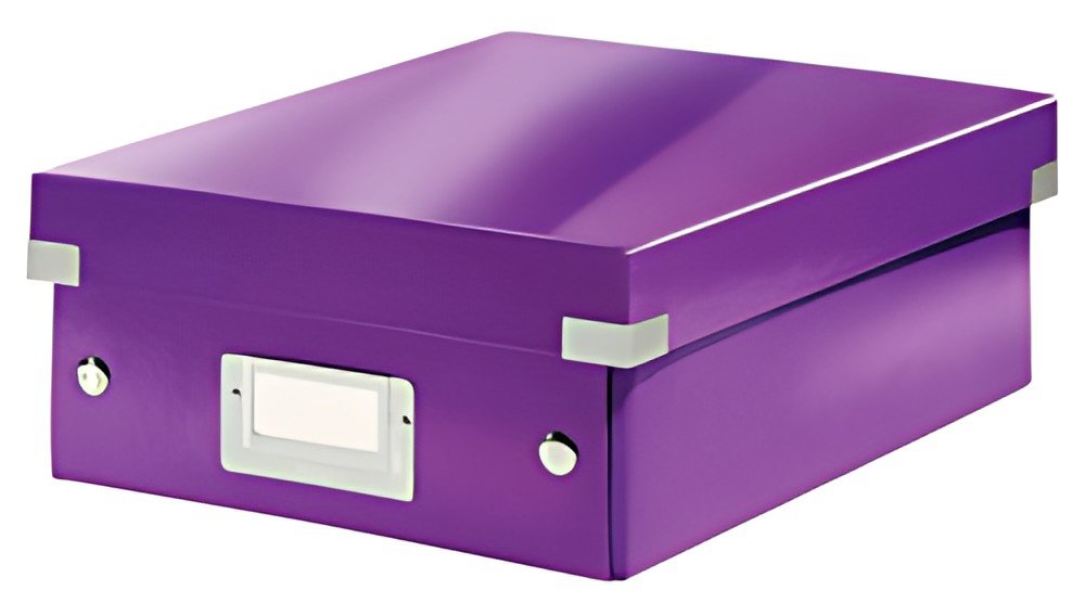 LEITZ Boîte de rangement Click & Store WOW, petit, violet