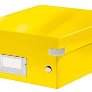 LEITZ Boîte de rangement Click & Store WOW, grand, jaune