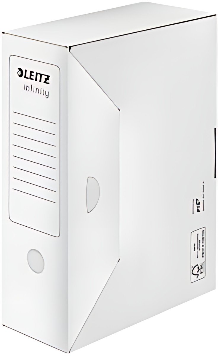 LEITZ Boîte à archives Infinity, sans acide, (L)100mm, blanc