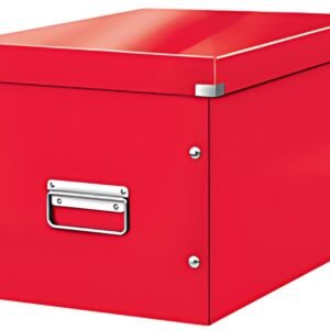 LEITZ Boîte de rangement Click & Store WOW Cube L, rouge