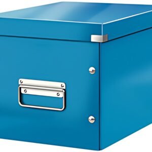 LEITZ Boîte de rangement Click & Store WOW Cube L, bleu