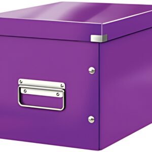 LEITZ Boîte de rangement Click & Store WOW Cube L, violet