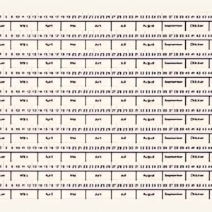 LEITZ Bandes d'organisation, échelle 1/ échelle 2, blanc