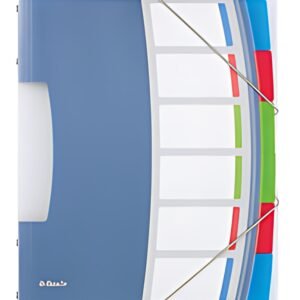 Esselte Trieur VIVIDA, A4, PP, 6 touches, multicolore