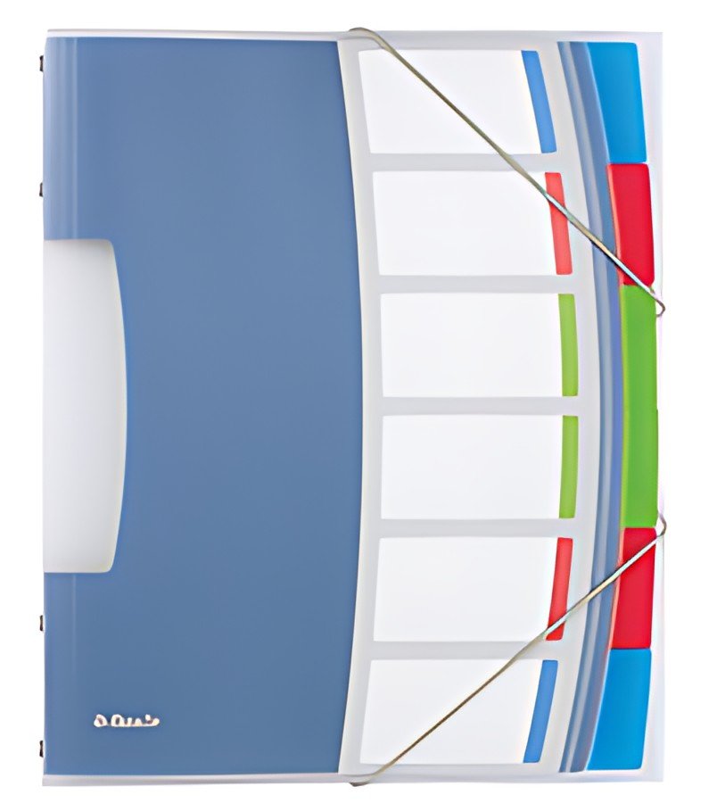 Esselte Trieur VIVIDA, A4, PP, 6 touches, multicolore