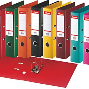 Esselte Classeur à levier standard, A4, 75 mm, assorti