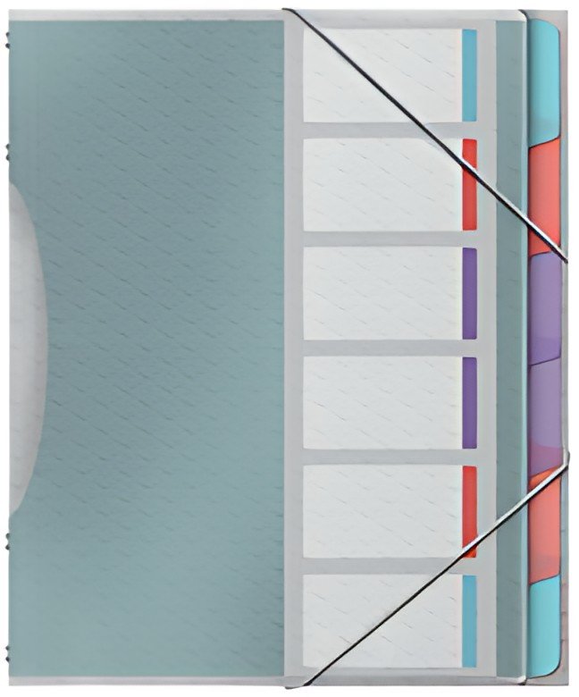 Esselte Trieur Colour'Breeze, A4, PP, 6 compartiments