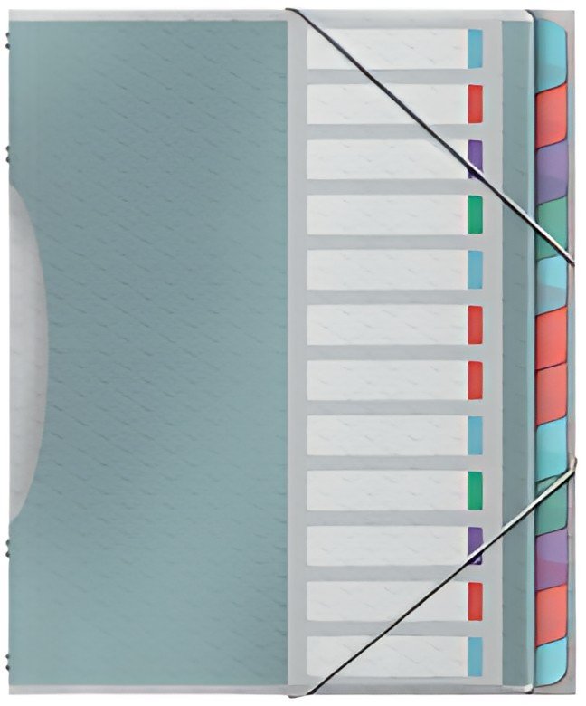 Esselte Trieur Colour'Breeze, A4, PP, 12 compartiments