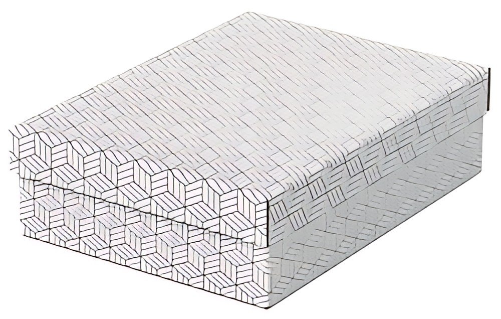 Esselte Boîte de rangement & cadeau Home S, set de 3, blanc