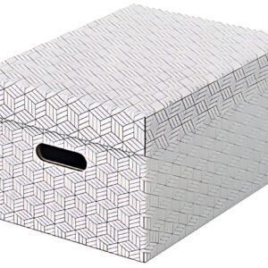 Esselte Boîte de rangement Home M, set de 3, blanc