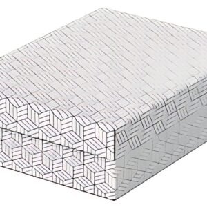 Esselte Boîte de rangement & cadeau Home M, set de 3, gris