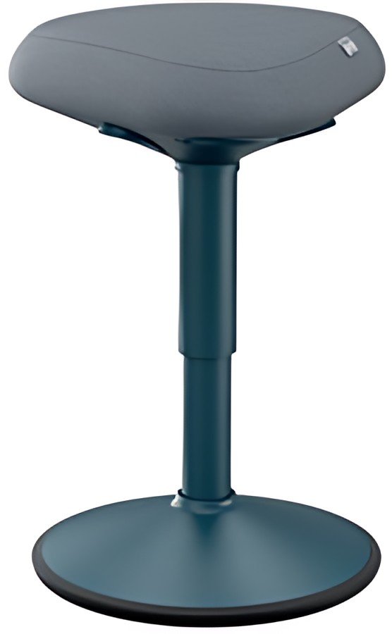 LEITZ Tabouret "assis" Ergo actif, assise confort,gris foncé
