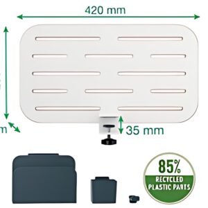 LEITZ Panneau organiseur de bureau, petit, blanc