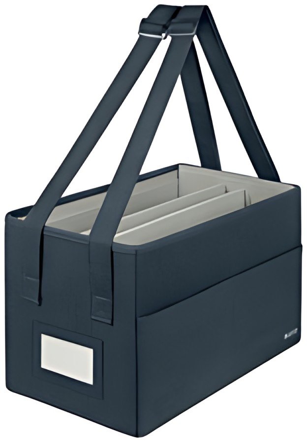 LEITZ Sacoche Desk Sharing, en tissu, gris velours