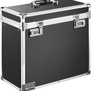LEITZ Boîte mobile pour dossiers suspendus, noir/chrome,cadr