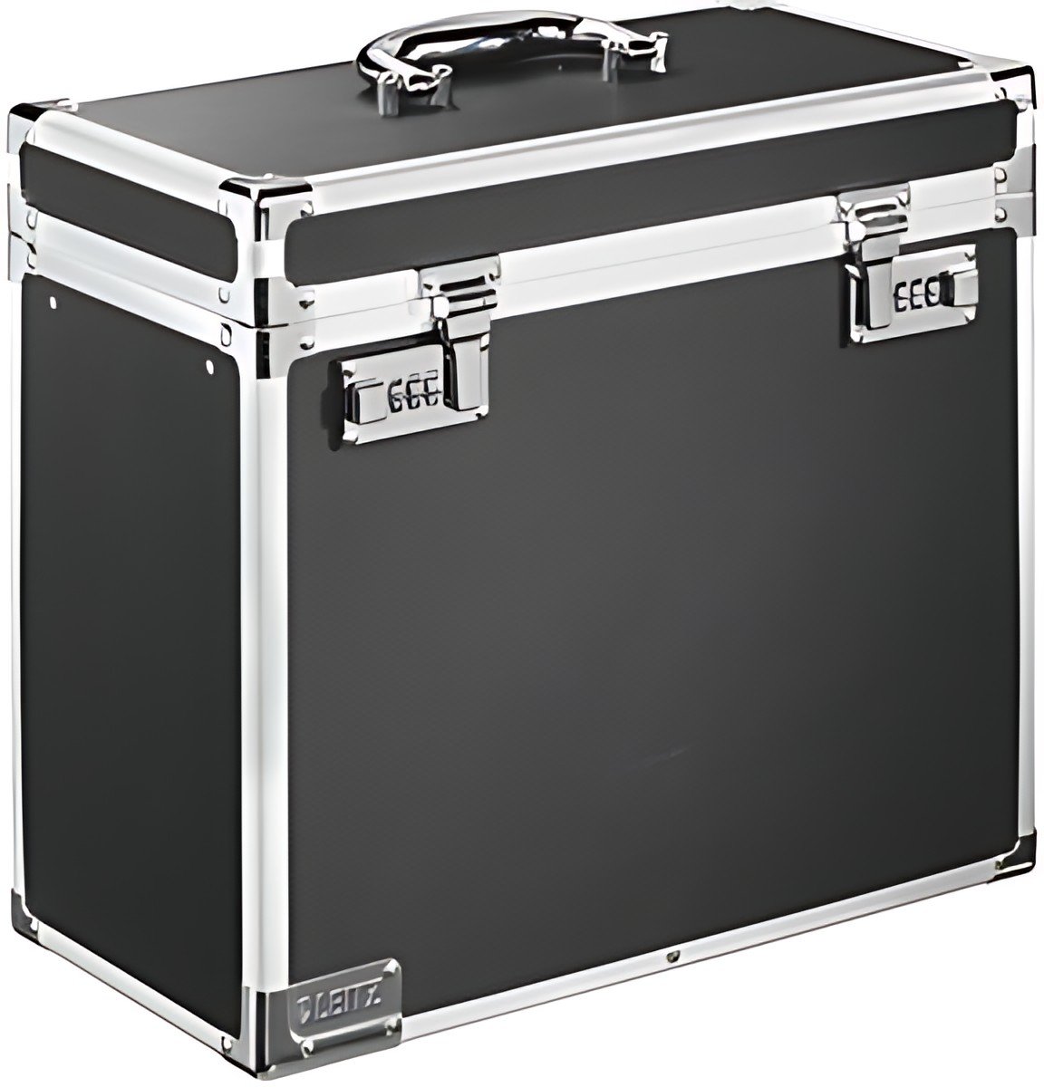 LEITZ Boîte mobile pour dossiers suspendus, noir/chrome,cadr