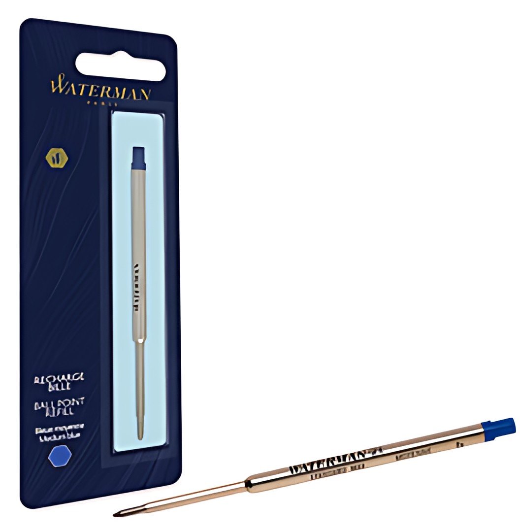 WATERMAN Recharge grand volume pour stylo bille, M, noir