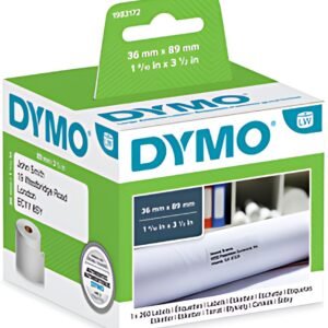 DYMO Etiquette d'expédition LabelWriter, 54 x 101 mm, jaune