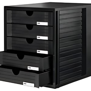 HAN Module de classement SYSTEMBOX, 5 tiroirs, noir