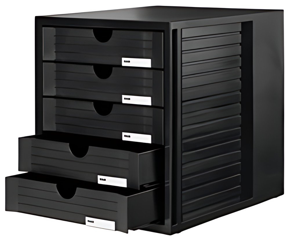 HAN Module de classement SYSTEMBOX, 5 tiroirs, noir