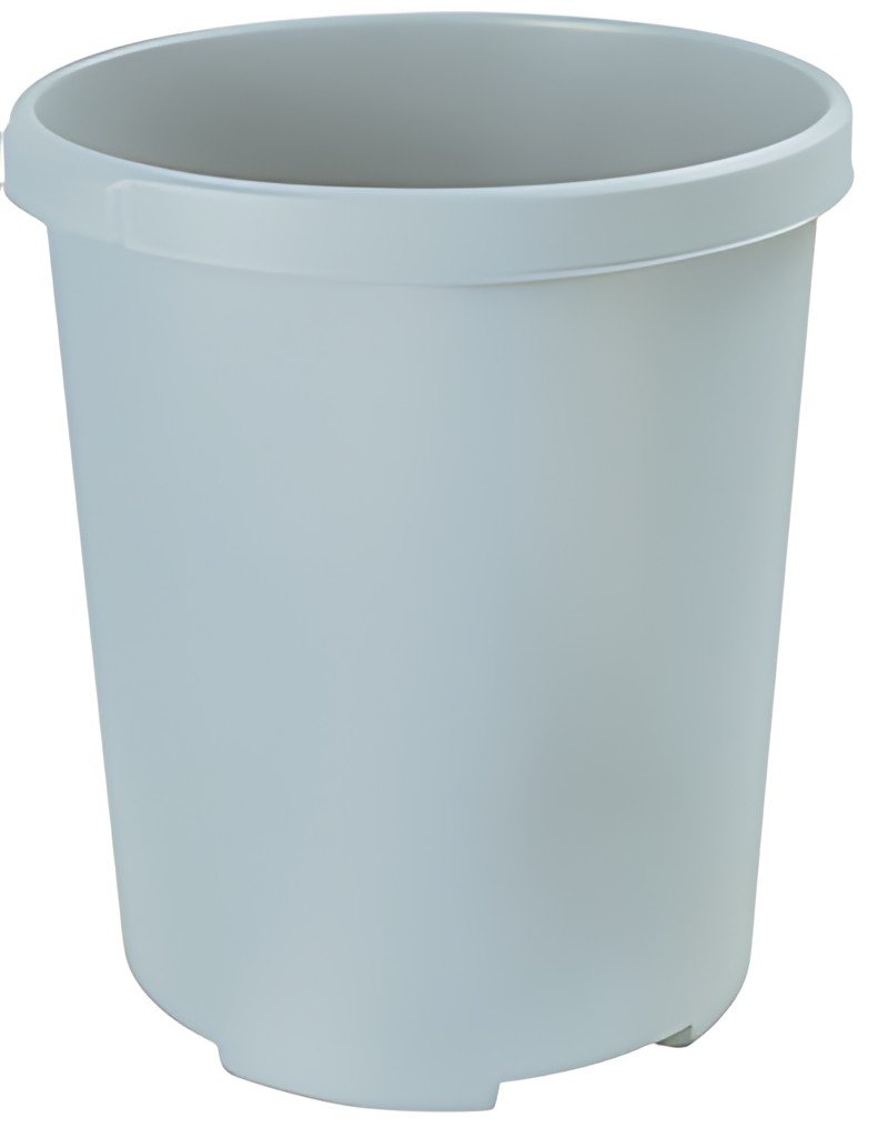 HAN Corbeille à papier KLASSIK XXL, PP, 50 litres,gris clair